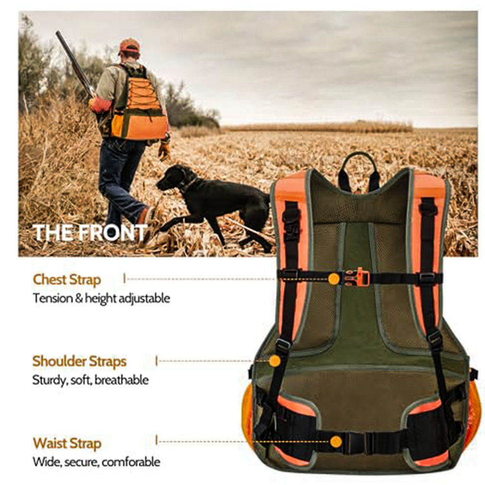 Hunting Quail - Taktyczna kamizelka myśliwska dla mężczyzn, plecak