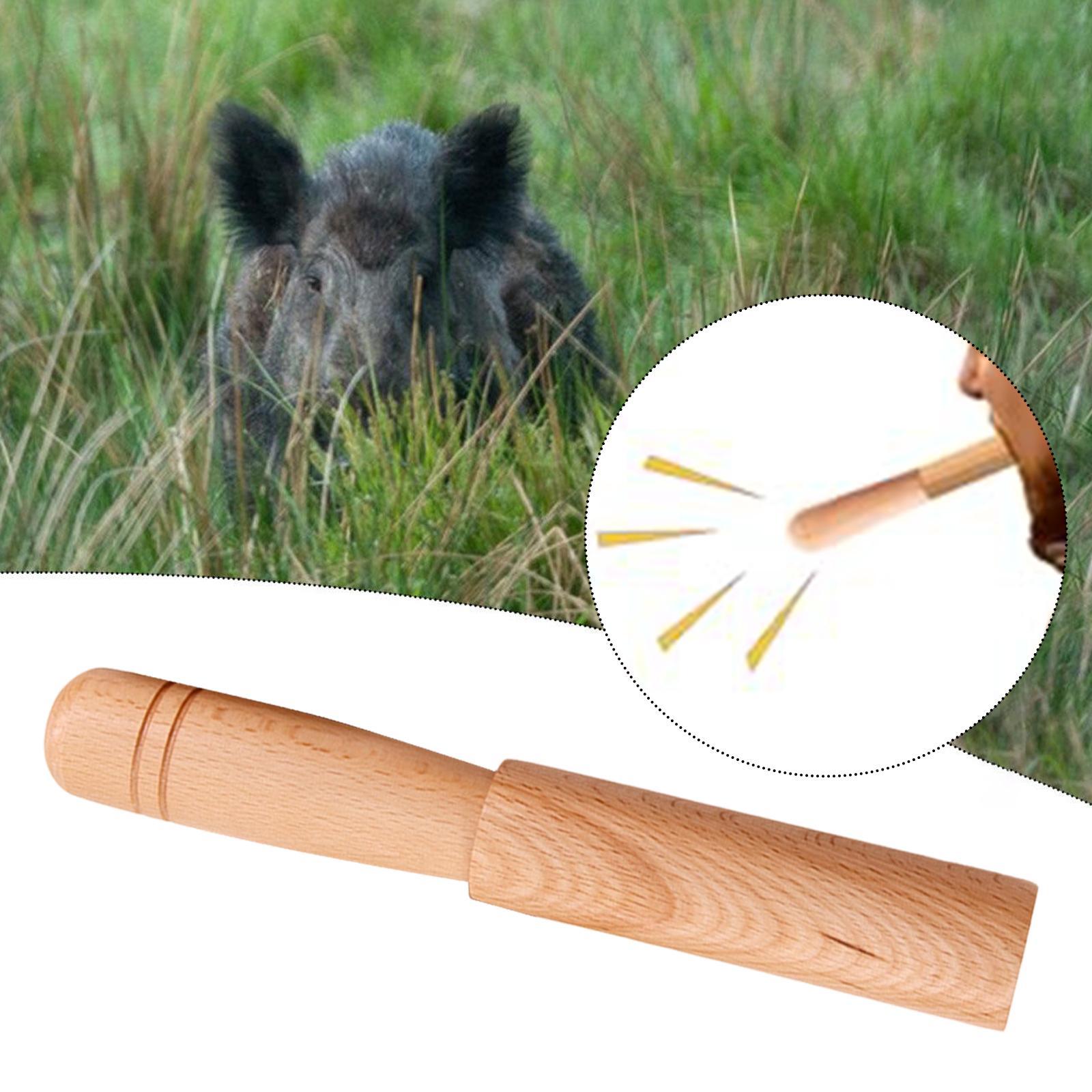 Game Call Whistle - Naturalny gwizdek myśliwski na dziki, drewniany,