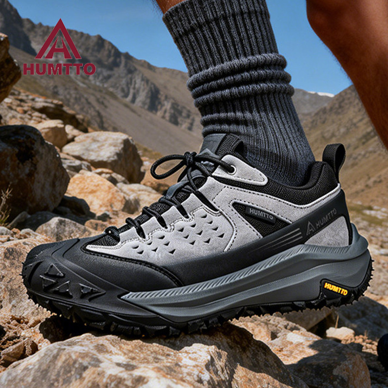 Outdoor Hunting Boots For Men - Buty trekkingowe męskie HUMTTO ze skóry