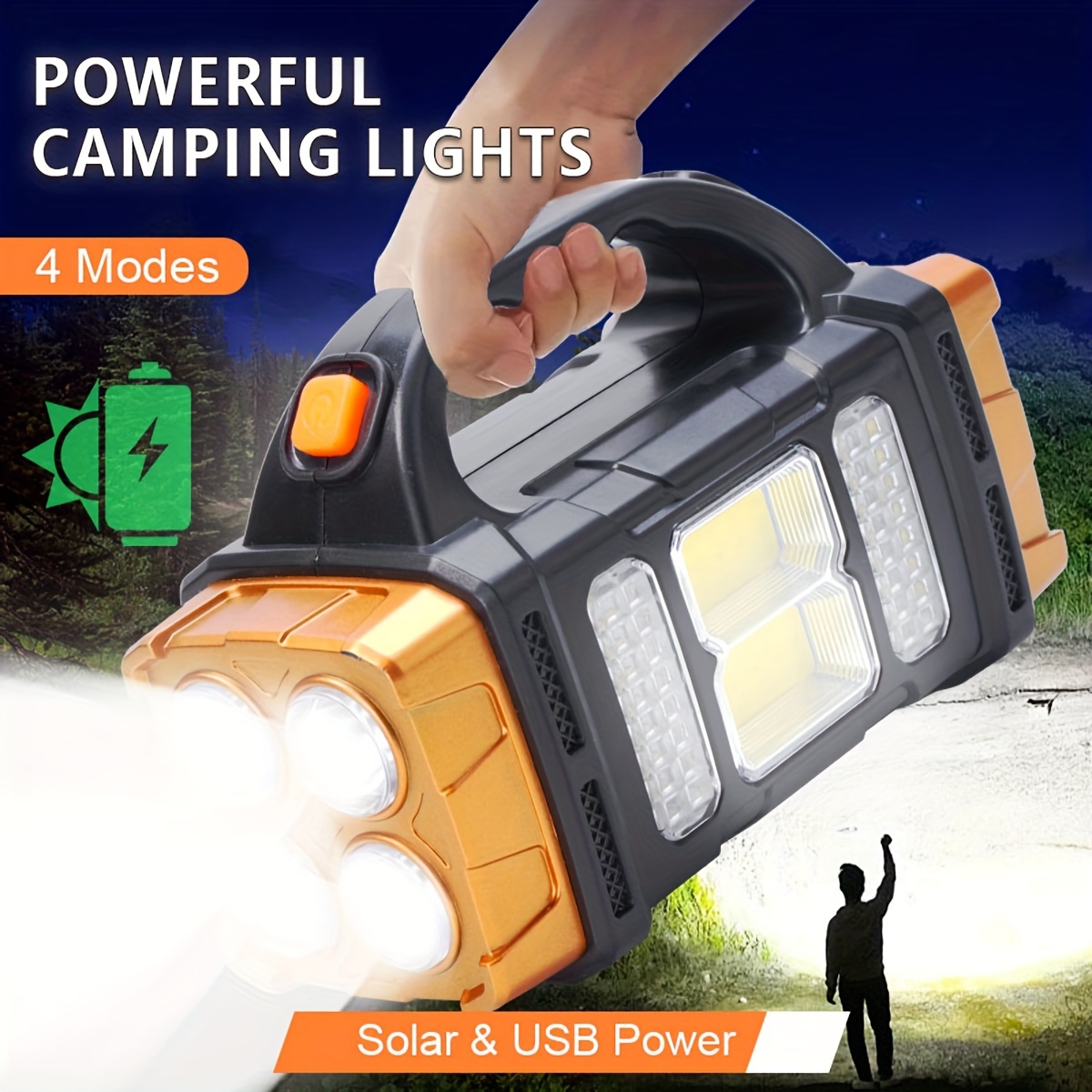 Outdoor Hunting Lights - Nowa, ulepszona, ładowalna, mocna latarka LED
