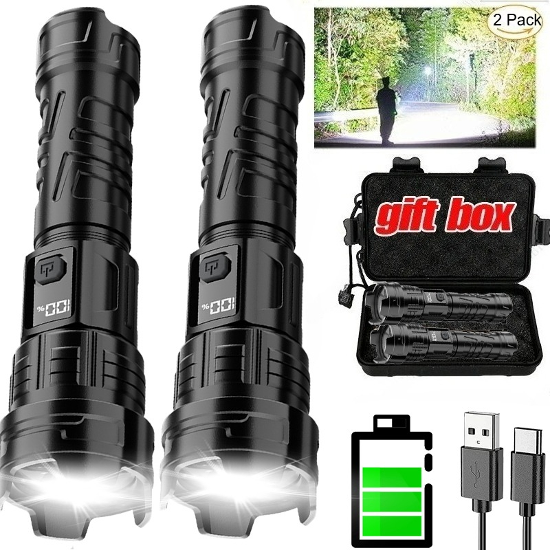 Outdoor Hunting Lights - Super Jasna Latarka LED USB Akumulatorowa