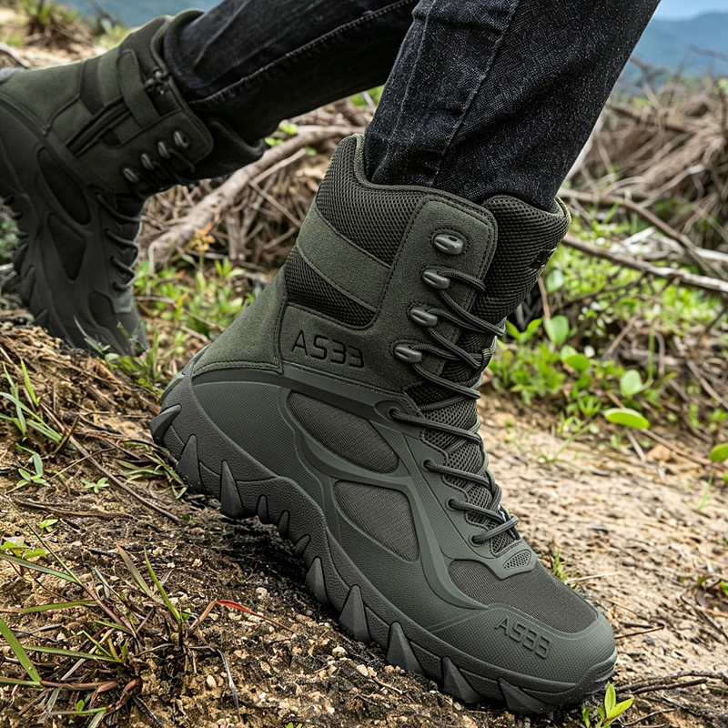 Męskie taktyczne buty, lekkie  – Outdoor Hunting Boots For Men recenzja i cena