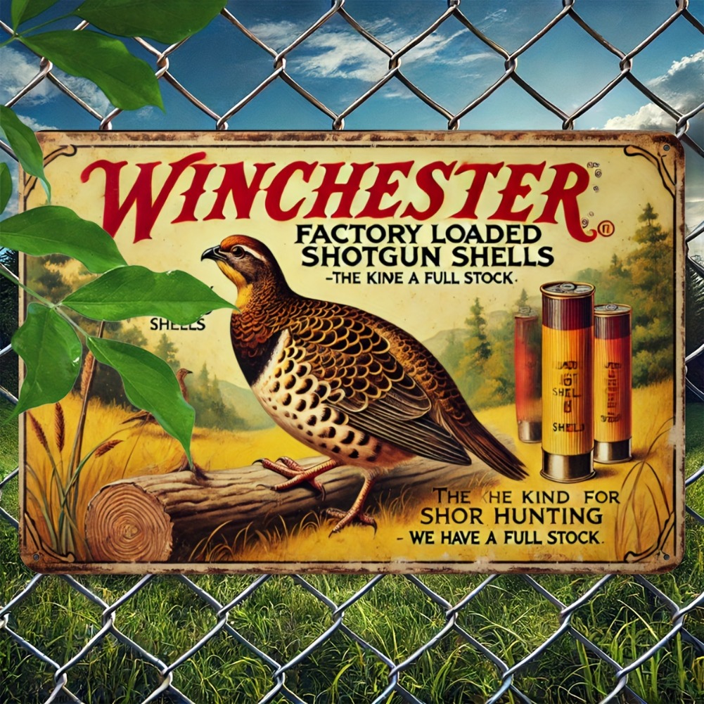 Tabliczka Blaszana - Vintage W – Hunting Quail recenzja i cena