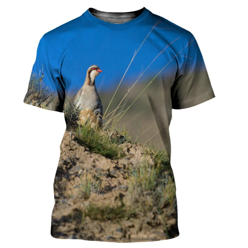 Zwierzęca przepiórka 3D T-shir – Hunting Quail recenzja i cena