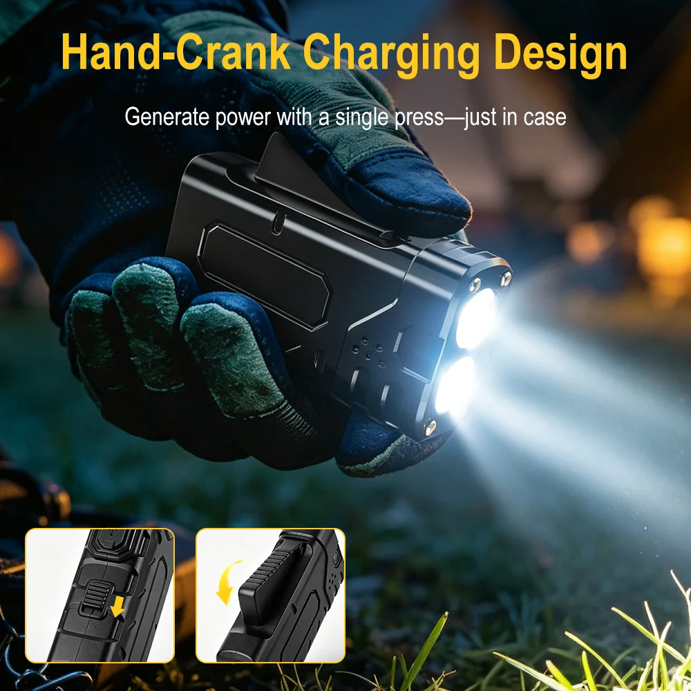 BORUIiT Ręczna latarka LED EDC – Outdoor Hunting Lights recenzja i cena
