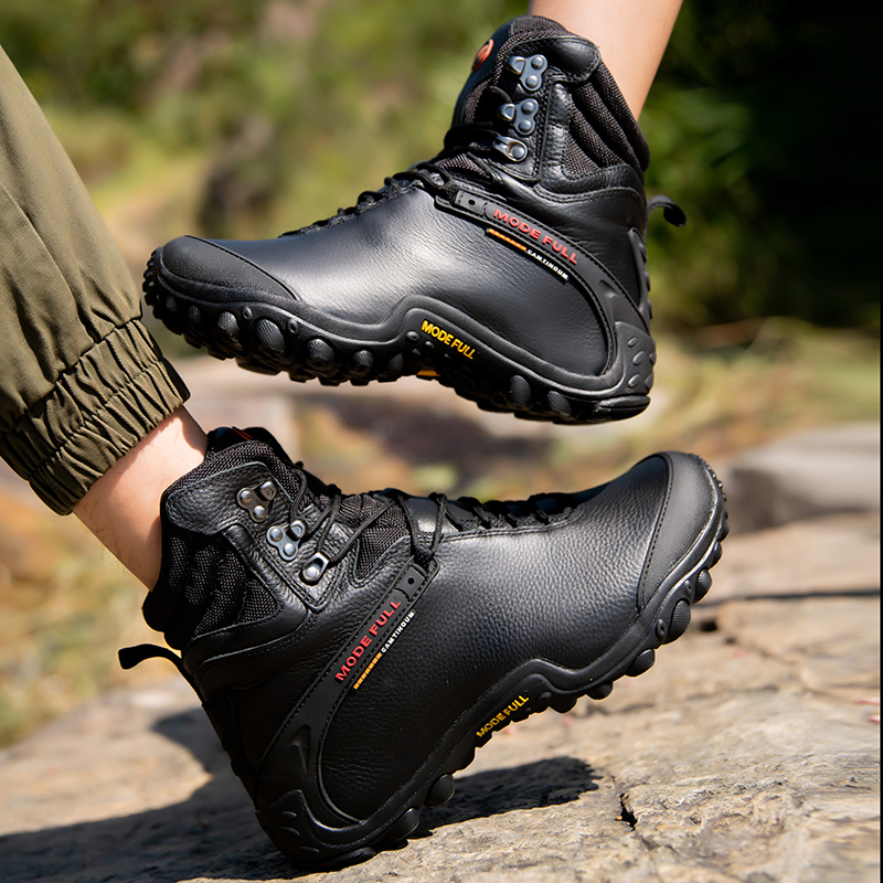 Skóra bydlęca Męskie zimowe bu – Outdoor Hunting Boots For Men recenzja i cena